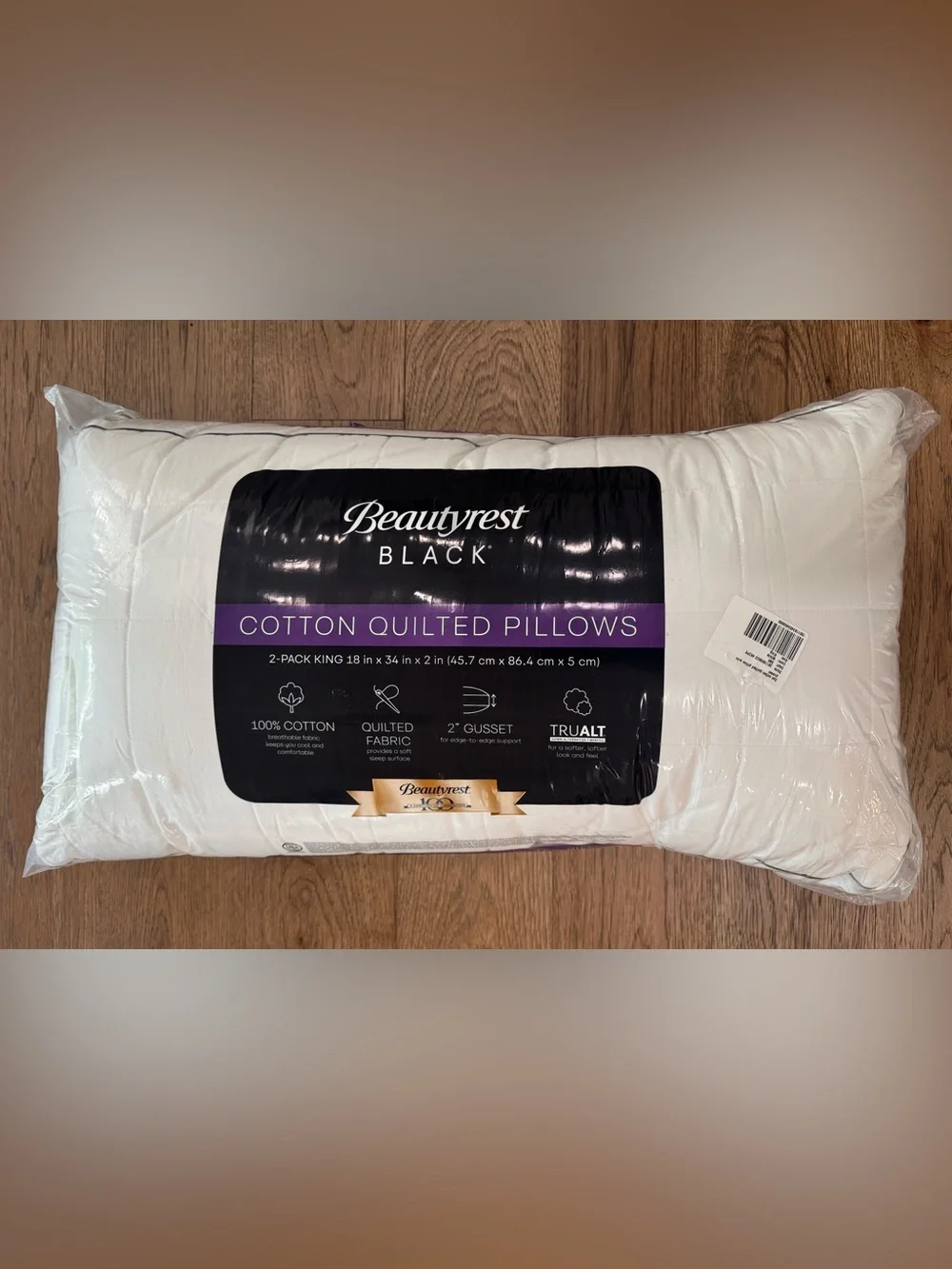 🎉LAST CHANCE🎉BEAUTYREST‎ BLACK 2pk Luxurious Down Alternative Pillows